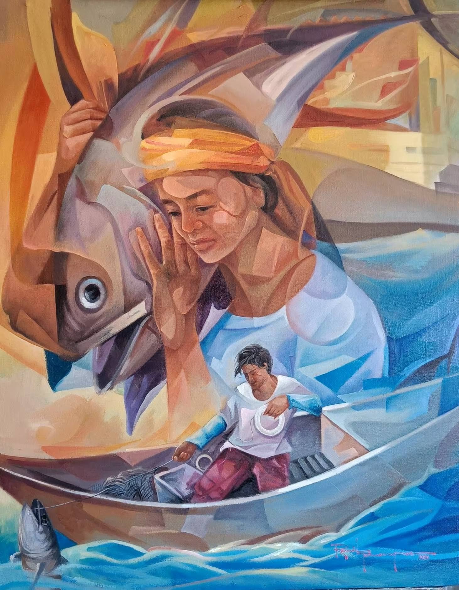 Untitled oil painting