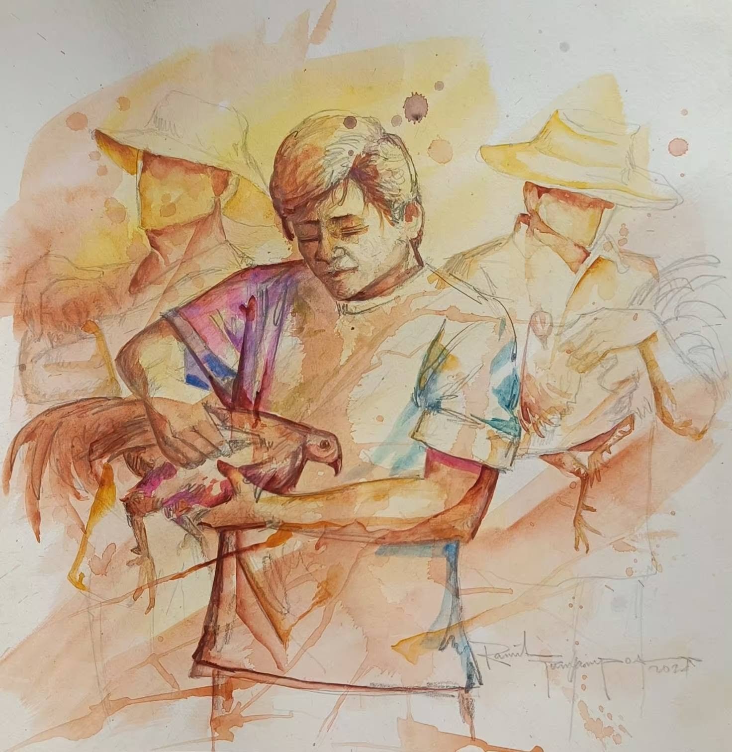 Untitled watercolor painting