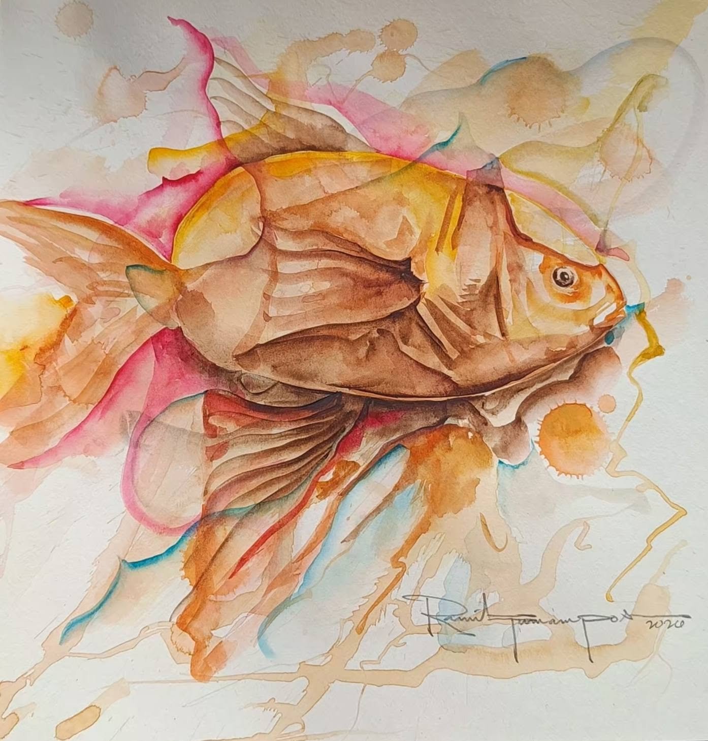 Untitled watercolor painting
