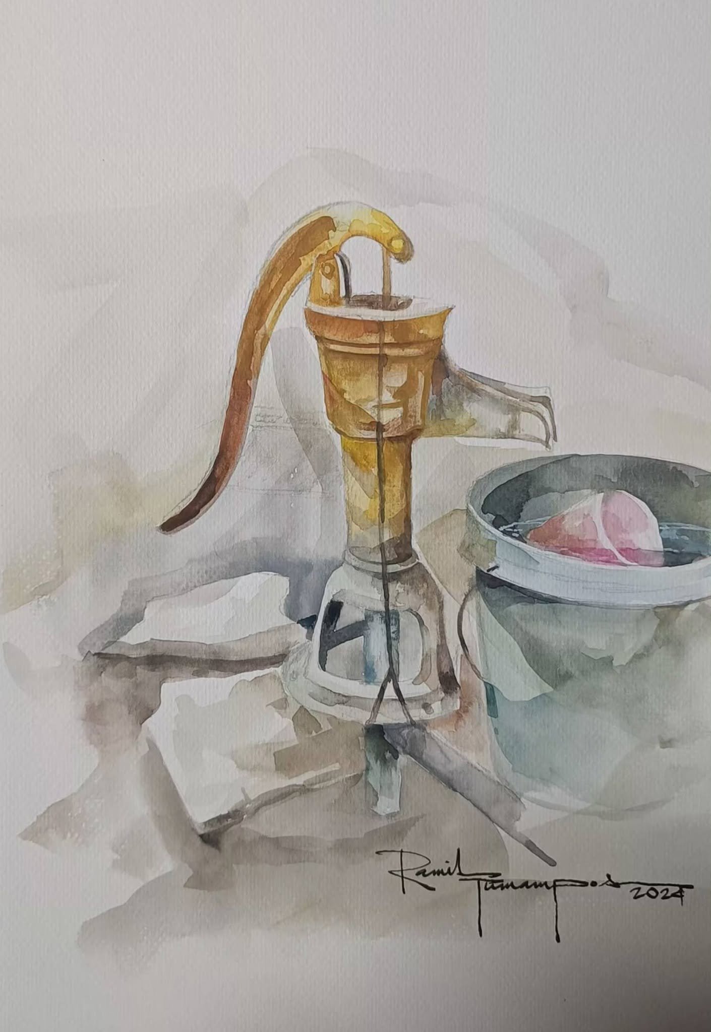 Untitled watercolor painting