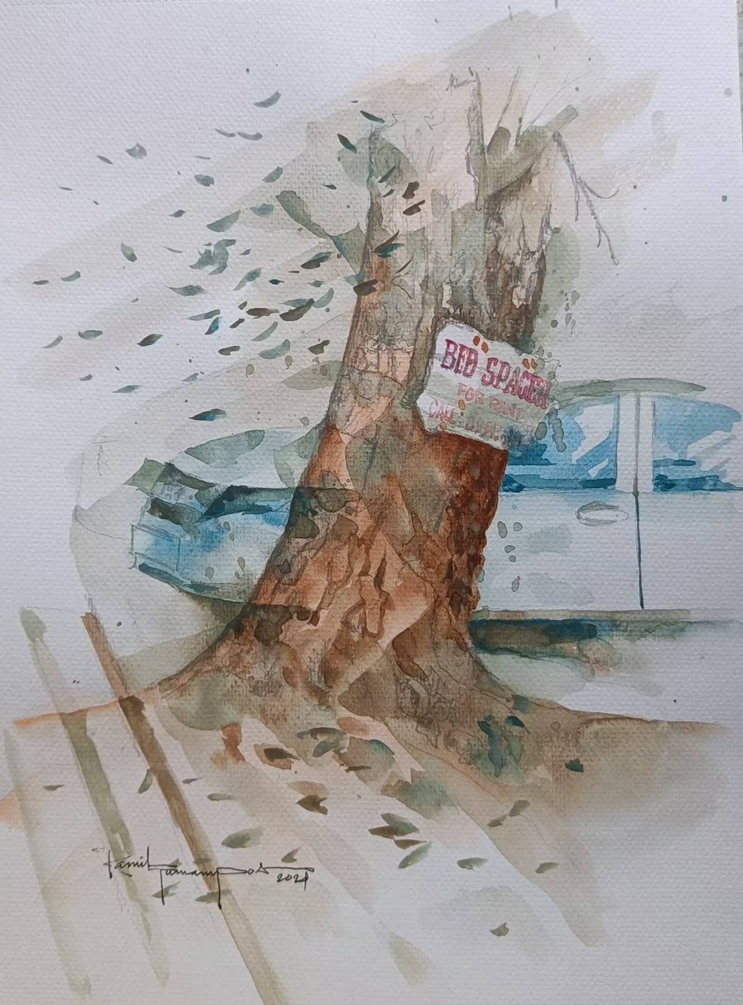 Untitled watercolor painting